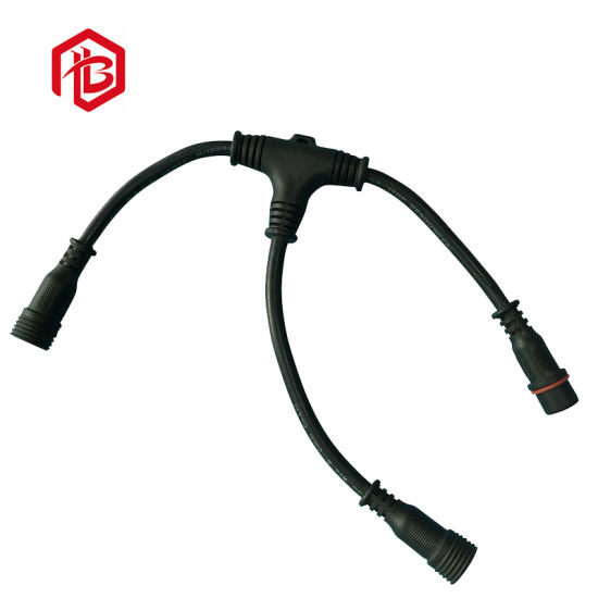 Connecteur automatique électrique de type T chaud avec fil