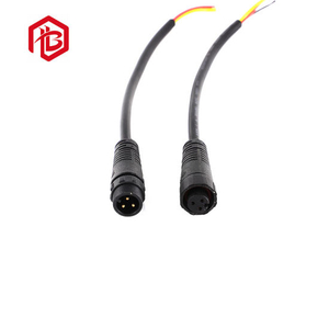 Prise électrique plate à prise rapide et connecteur M12 en nylon à 4 pôles